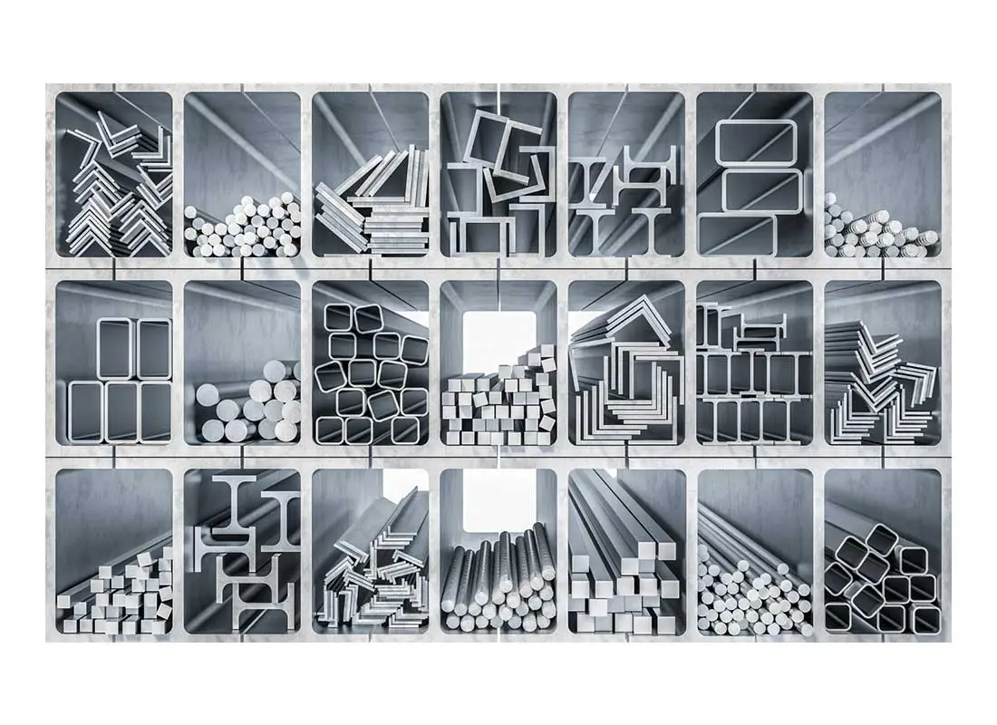 Mild Steel, Stainless Steel & Galvanized Materials